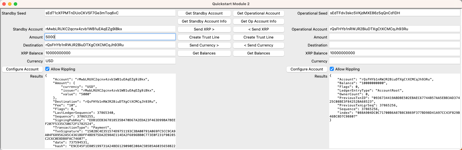 Currency transfer