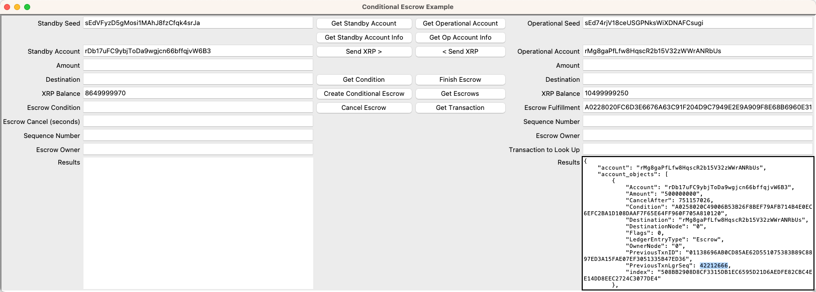 Transaction ID in Get Escrows results