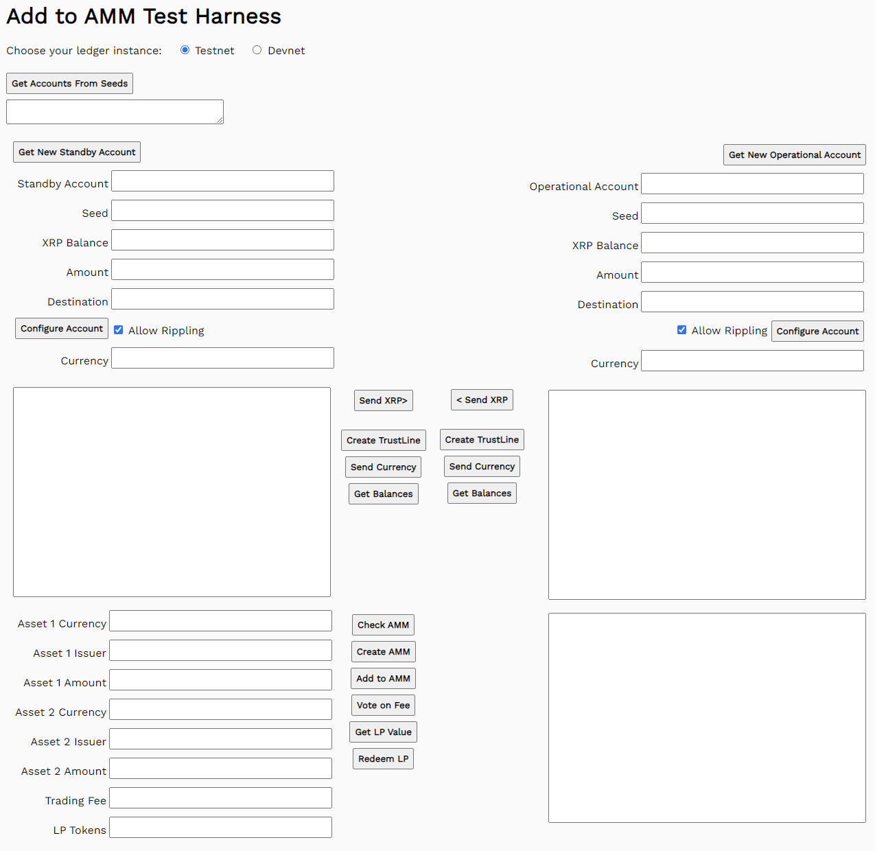 Add assets to AMM test harness