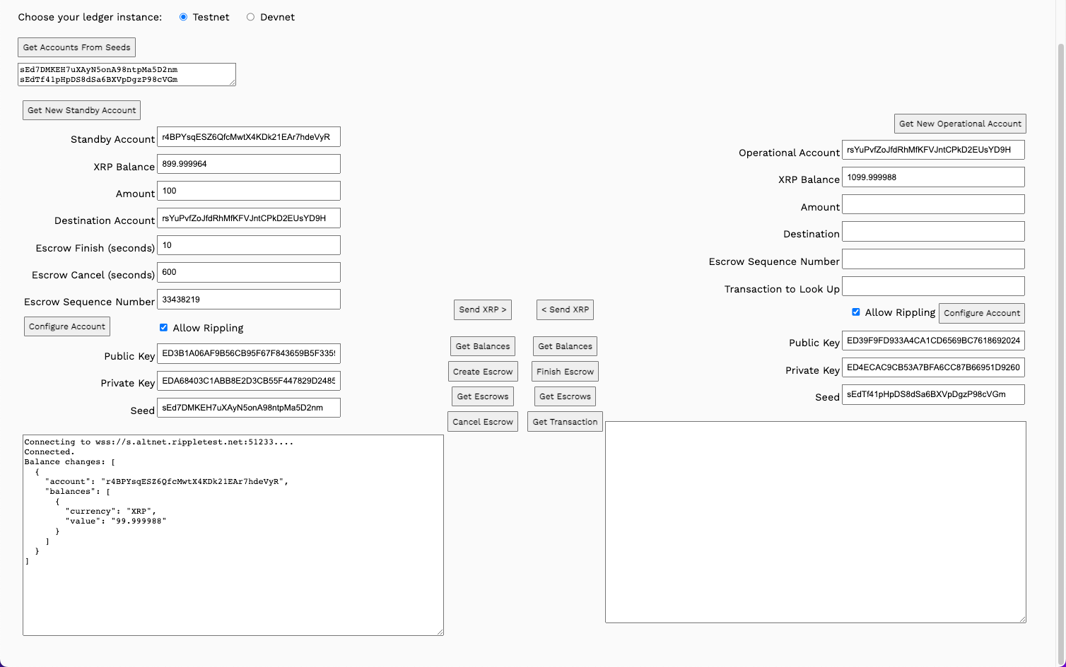 Cancel Escrow results