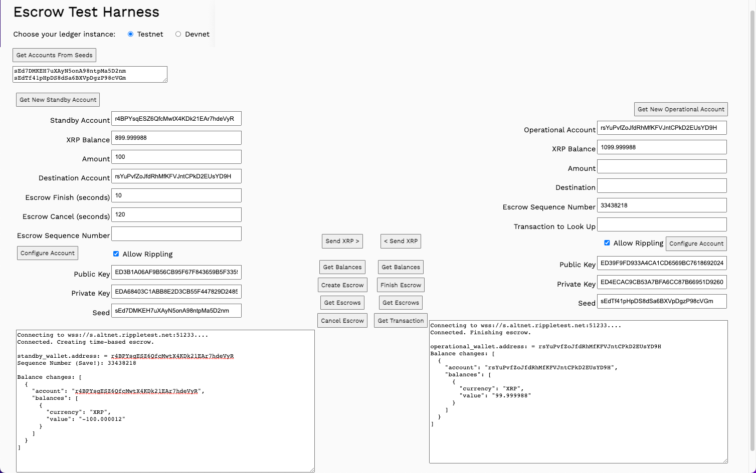 Completed Escrow Transaction