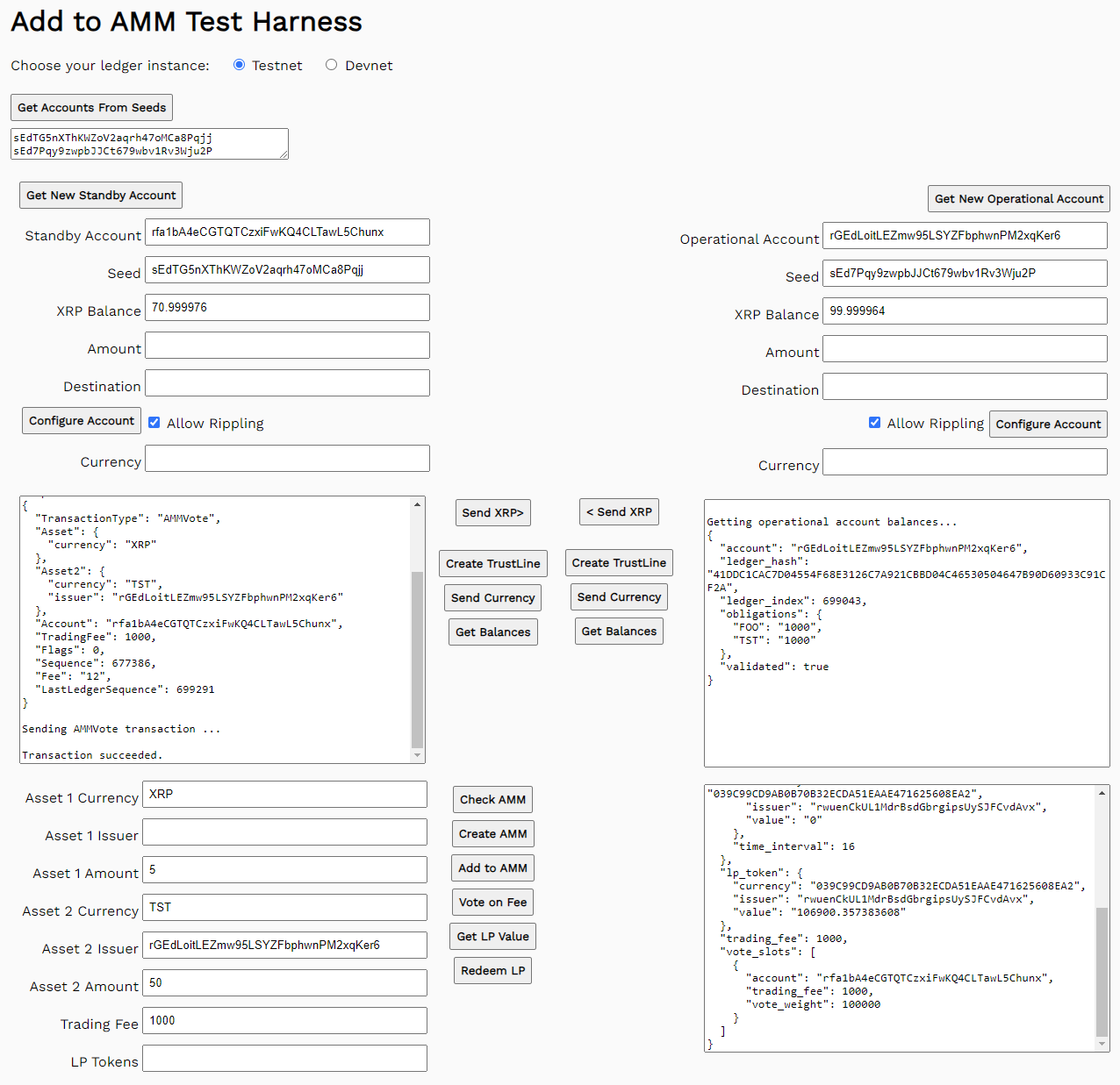 Vote on trading fees results