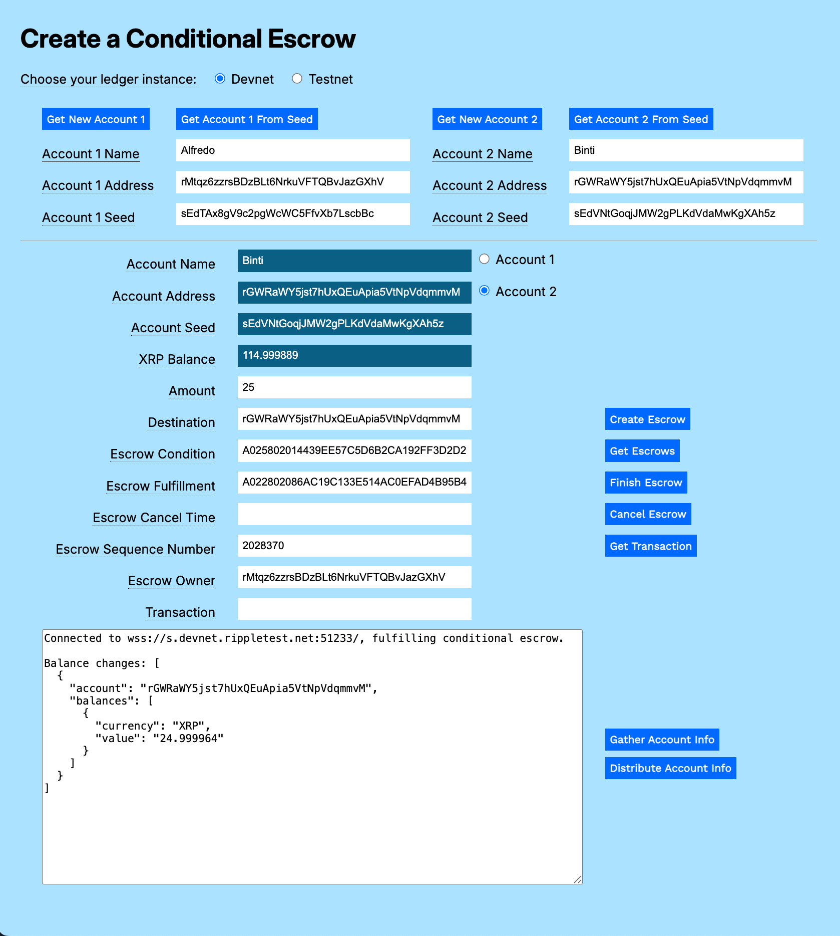 Finished Escrow Transaction