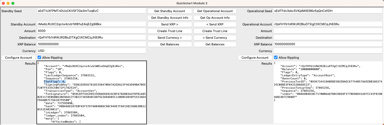 Configure Account - Enable Rippling