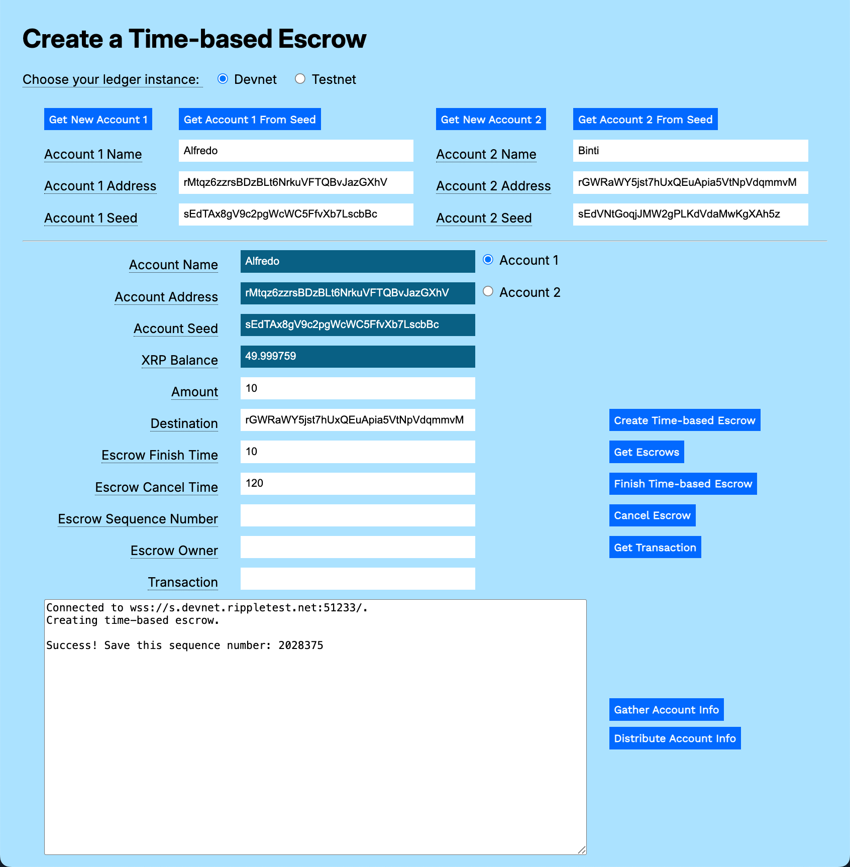 Completed Escrow Transaction