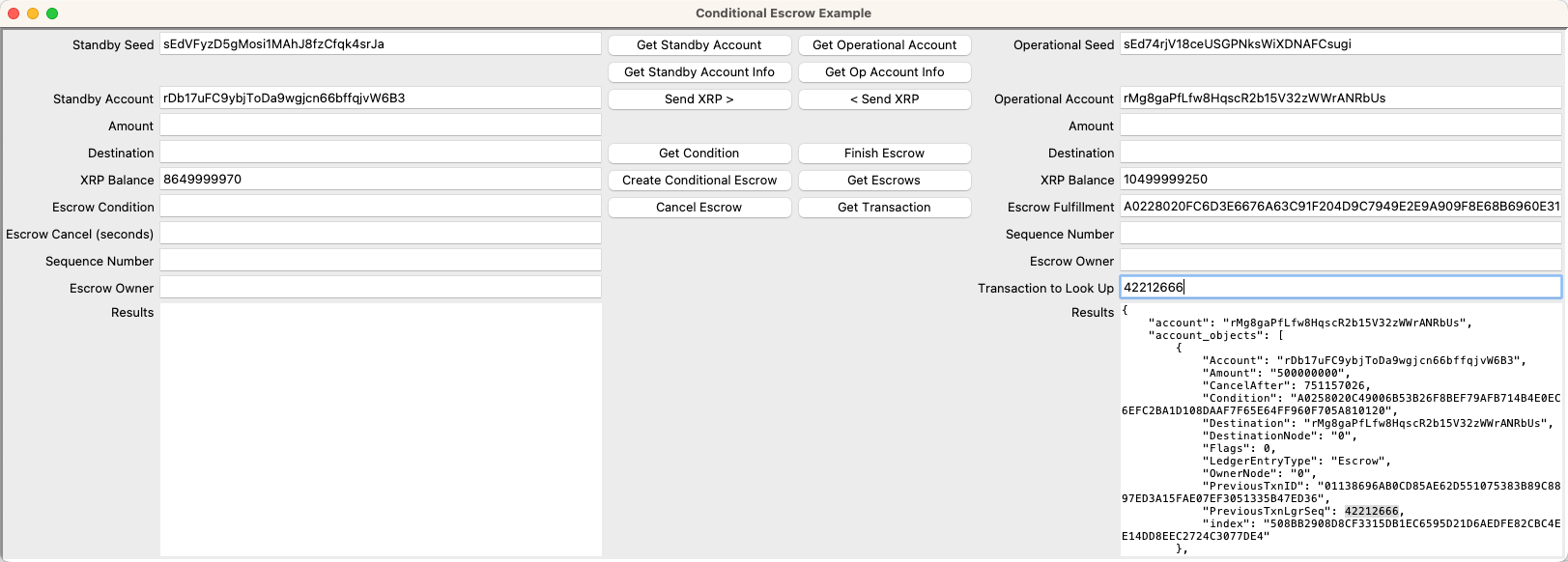 Transaction to Look Up field