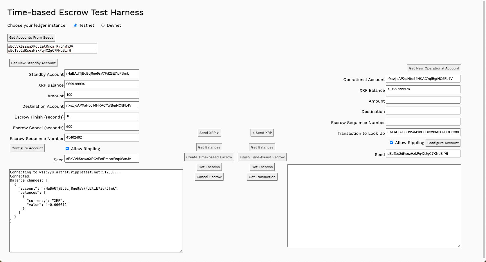 Cancel Escrow results